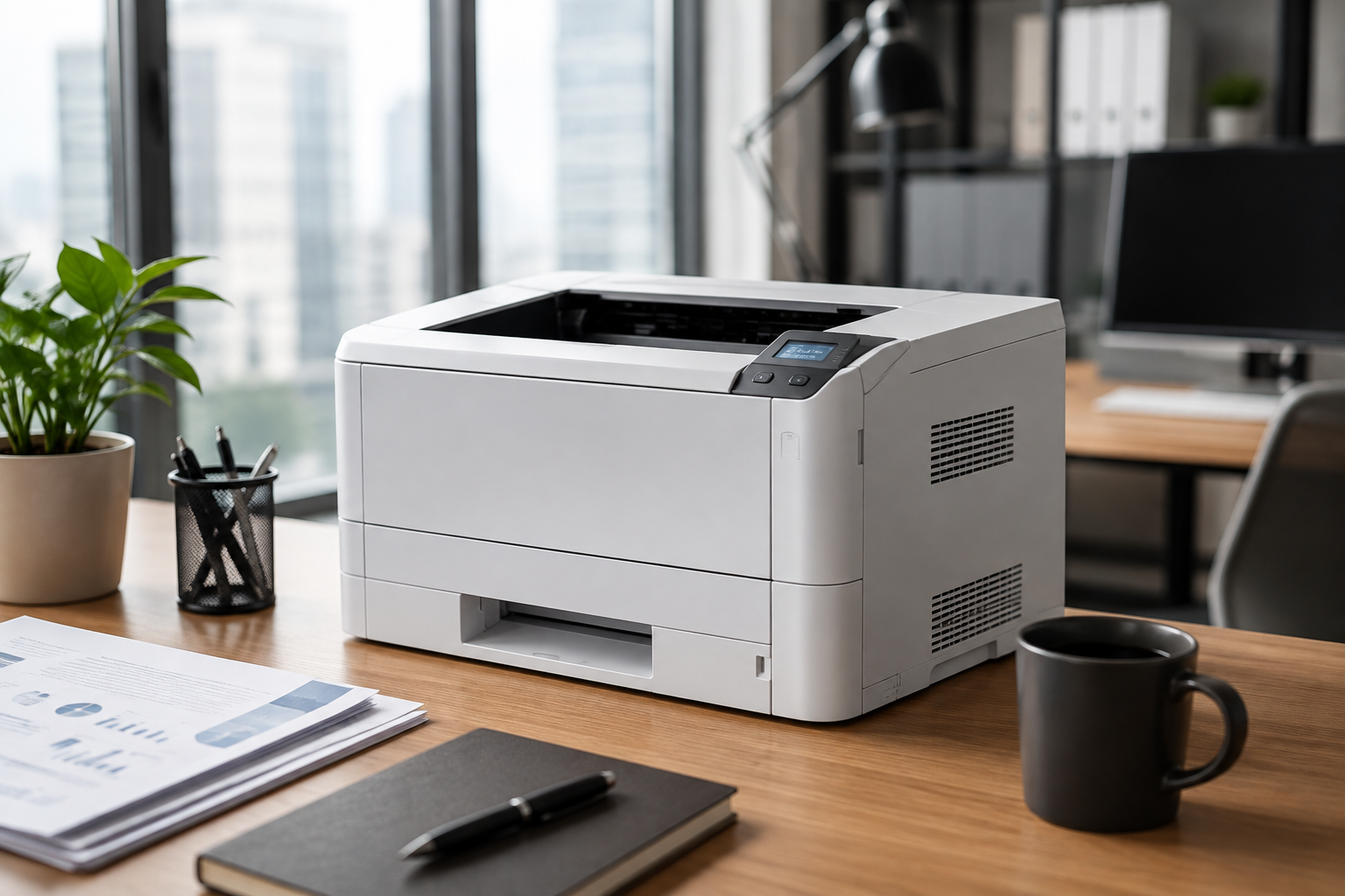 Office Printer on Desk